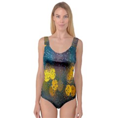 Raindrops Water Princess Tank Leotard  by artworkshop