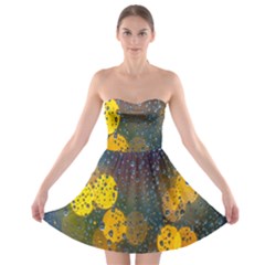 Raindrops Water Strapless Bra Top Dress by artworkshop