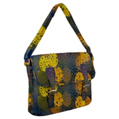 Raindrops Water Buckle Messenger Bag by artworkshop