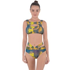 Raindrops Water Bandaged Up Bikini Set  by artworkshop