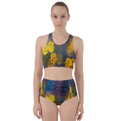 Raindrops Water Racer Back Bikini Set by artworkshop