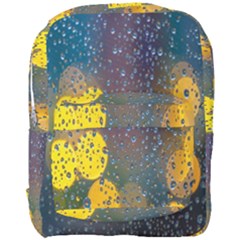 Raindrops Water Full Print Backpack by artworkshop