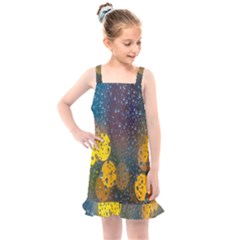 Raindrops Water Kids  Overall Dress by artworkshop