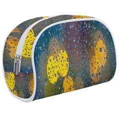 Raindrops Water Make Up Case (medium) by artworkshop