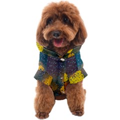 Raindrops Water Dog Coat by artworkshop