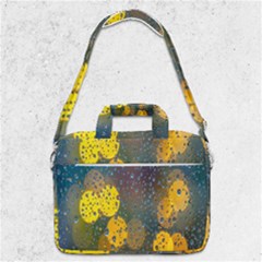 Raindrops Water Macbook Pro Shoulder Laptop Bag  by artworkshop