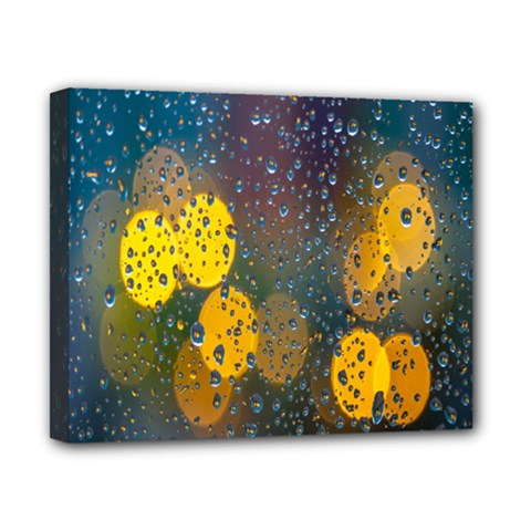 Raindrops Water Canvas 10  X 8  (stretched) by artworkshop