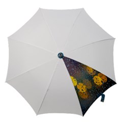 Raindrops Water Hook Handle Umbrellas (small) by artworkshop