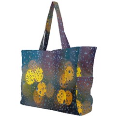 Raindrops Water Simple Shoulder Bag by artworkshop