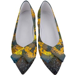 Raindrops Water Women s Bow Heels by artworkshop