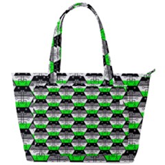 Hackers Town Void Mantis Hexagon Agender Agender Info Pride Flag Back Pocket Shoulder Bag  by WetdryvacsLair