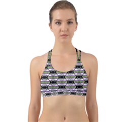 Hackers Town Void Mantis Hexagon Agender Nine 9 Stripe Pride Flag Back Web Sports Bra by WetdryvacsLair