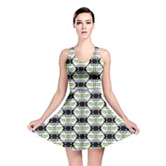 Hackers Town Void Mantis Hexagon Agender Pride Flag Reversible Skater Dress by WetdryvacsLair