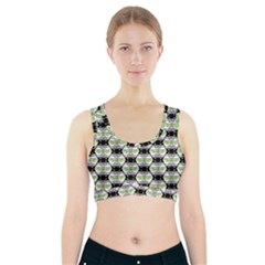 Hackers Town Void Mantis Hexagon Agender Pride Flag Sports Bra With Pocket by WetdryvacsLair