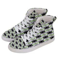 Hackers Town Void Mantis Hexagon Agender Pride Flag Women s Hi-top Skate Sneakers by WetdryvacsLair