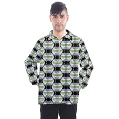 Hackers Town Void Mantis Hexagon Agender Pride Flag Men s Half Zip Pullover by WetdryvacsLair