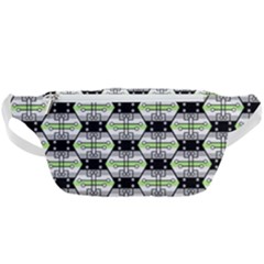 Hackers Town Void Mantis Hexagon Agender Pride Flag Waist Bag  by WetdryvacsLair