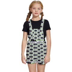 Hackers Town Void Mantis Hexagon Agender Pride Flag Kids  Short Overalls by WetdryvacsLair