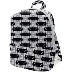 Hackers Town Void Mantis Hexagon Agender Rumpus Parable 2 Pride Flag Zip Up Backpack by WetdryvacsLair