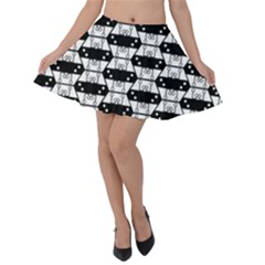 Hackers Town Void Mantis Hexagon Agender Rumpus Parable Pride Flag Velvet Skater Skirt