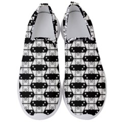 Hackers Town Void Mantis Hexagon Agender Rumpus Parable Pride Flag Men s Slip On Sneakers by WetdryvacsLair