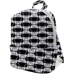 Hackers Town Void Mantis Hexagon Agender Rumpus Parable Pride Flag Zip Up Backpack by WetdryvacsLair