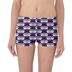 Hackers Town Void Mantis Hexagon Asexual Ace Pride Flag Reversible Boyleg Bikini Bottoms by WetdryvacsLair