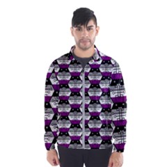 Hackers Town Void Mantis Hexagon Asexual Ace Pride Flag Men s Windbreaker