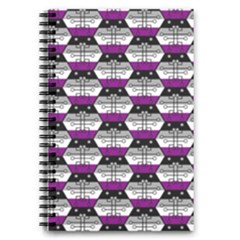 Hackers Town Void Mantis Hexagon Asexual Ace Pride Flag 5 5  X 8 5  Notebook by WetdryvacsLair