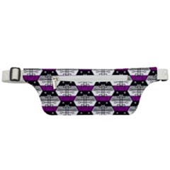 Hackers Town Void Mantis Hexagon Asexual Ace Pride Flag Active Waist Bag by WetdryvacsLair