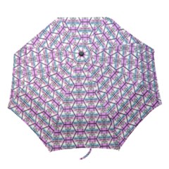 Hackers Town Void Mantis Hexagon Bigender Pride Flag Folding Umbrellas by WetdryvacsLair