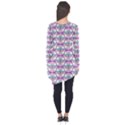 Hackers Town Void Mantis Hexagon Bigender Pride Flag Long Sleeve Tunic  View2