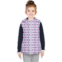 Hackers Town Void Mantis Hexagon Bigender Pride Flag Kids  Hooded Puffer Vest View1