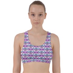 Hackers Town Void Mantis Hexagon Bigender Pride Flag Back Weave Sports Bra by WetdryvacsLair