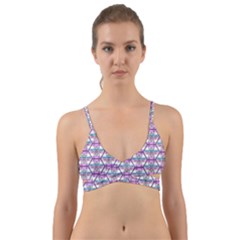 Hackers Town Void Mantis Hexagon Bigender Pride Flag Wrap Around Bikini Top by WetdryvacsLair