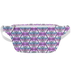 Hackers Town Void Mantis Hexagon Bigender Pride Flag Waist Bag  by WetdryvacsLair