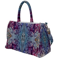 Abstract Arabesque Duffel Travel Bag by kaleidomarblingart