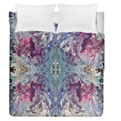 Abstract Kaleidoscope Duvet Cover Double Side (queen Size) by kaleidomarblingart