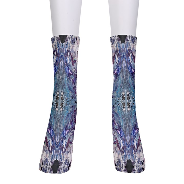 Abstract kaleidoscope Crew Socks