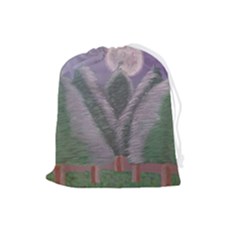 Purple Haze  Drawstring Pouch (large) by Hayleyboop