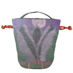 Purple Haze  Drawstring Bucket Bag by Hayleyboop