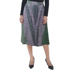 Purple Haze  Classic Velour Midi Skirt  by Hayleyboop