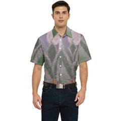 Purple Haze  Men s Short Sleeve Pocket Shirt  by Hayleyboop