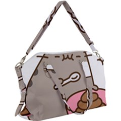 Cat Kitten Canvas Crossbody Bag