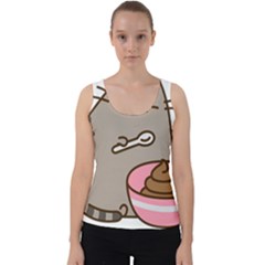 Cat Kitten Velvet Tank Top