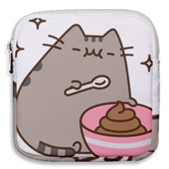 Cat Kitten Mini Square Pouch by Jancukart