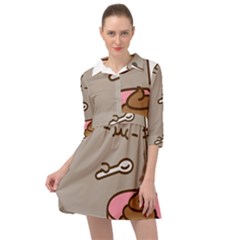 Cat Kitten Mini Skater Shirt Dress