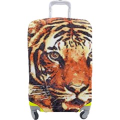 Tiger-portrait-art-abstract Luggage Cover (large)