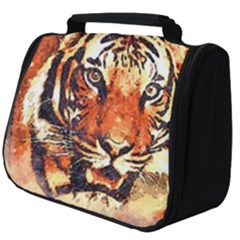 Tiger-portrait-art-abstract Full Print Travel Pouch (big)