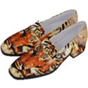 Tiger-portrait-art-abstract Women s Chunky Heel Loafers View2